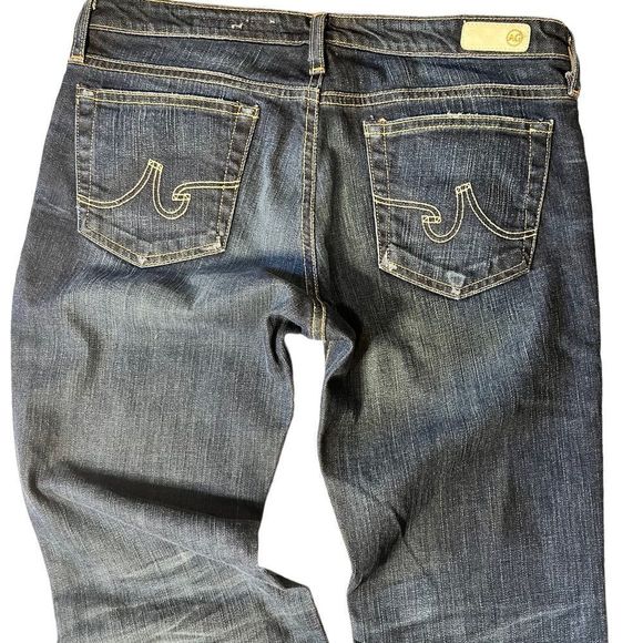 Jeans by Adriano Goldshmeid Dark Wash Boot Cut  Style Angel Sz 30R - Picture 3 of 9